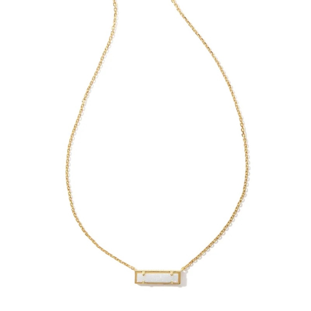 Kendra Scott Gold Bar Pendant Necklace